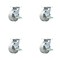 Service Caster 5 Inch Semi Steel Swivel Caster Set with Roller Bearings and Brakes SCC SCC-30CS520-SSR-TLB-4 - alternate 1
